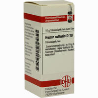 Hepar Sulfuris D10 Globuli 10 g