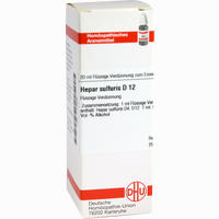 Hepar Sulfuris D12 Dilution Dhu-arzneimittel 20 ml