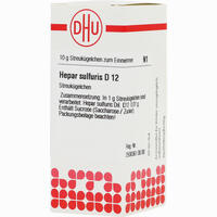 Hepar Sulfuris D12 Globuli 10 g