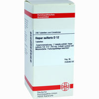 Hepar Sulfuris D12 Tabletten 200 Stück