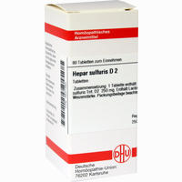 Hepar Sulfuris D2 Tabletten 80 Stück