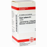 Hepar Sulfuris D3 Tabletten 80 Stück