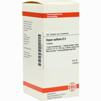 Hepar Sulfuris D3 Tabletten 200 Stück