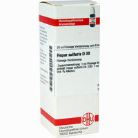 Hepar Sulfuris D30 Dilution 20 ml