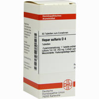 Hepar Sulfuris D4 Tabletten 80 Stück