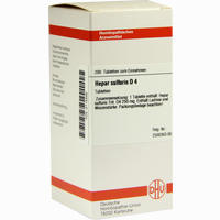 Hepar Sulfuris D4 Tabletten 200 Stück