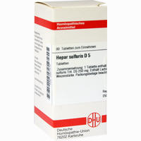 Hepar Sulfuris D5 Tabletten 80 Stück