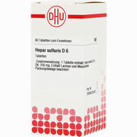 Hepar Sulfuris D6 Tabletten 80 Stück