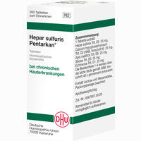 Hepar Sulfuris Pentarkan Tabletten 200 Stück