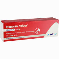Heparin Axicur 30.000 I.e. Salbe Axicorp pharma 100 g