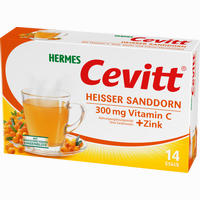 Hermes Cevitt Heisser Sanddorn Granulat 14 Stück