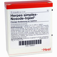 Herpes Simplex Nosode Injeel Ampullen 10 Stück