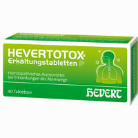 Hevertotox Erkältungstabletten P 40 Stück