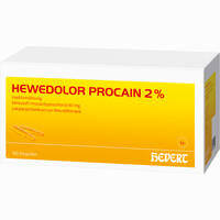 Hewedolor Procain 2% Ampullen 100 Stück