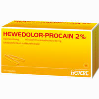 Hewedolor Procain 2% Ampullen 50 Stück