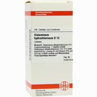 Histaminum Hydrochlor D12 Tabletten 200 Stück