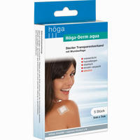 Höga- Derm Aqua Ste.transp.verb.m.wundaufl.7cmx5cm Pflaster 5 Stück