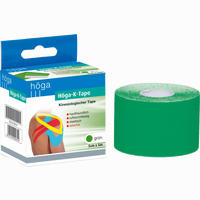Höga- K- Tape 5mx5cm Grün Kinesioligischer Tape 1 Stück