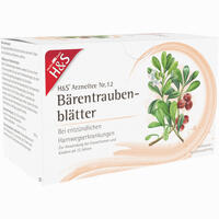 H&s Baerentraubentee Filterbeutel 20 Stück