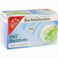 H&s Bio Bachblüten Nachtruhe Filterbeutel 20 Stück