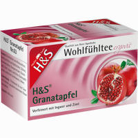 H&s Granatapfel Tee Filterbeutel 20 Stück
