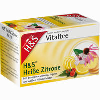 H&s Heiße Zitrone Vitaltee Filterbeutel 20 Stück
