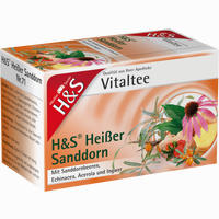 H&s Heißer Sanddorn Vitaltee Filterbeutel 20 Stück