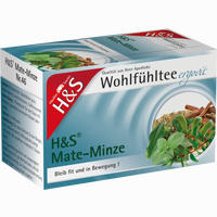 H&s Mate- Minze Filterbeutel 20 Stück