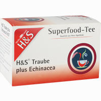 H&s Traube Plus Echinacea Filterbeutel 20 Stück