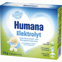 Humana Elektrolyt mit Fenchelgeschmack Pulver 75 g