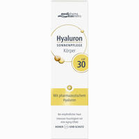 Hyaluron Sonnenpflege Körper Lsf 30 Creme 150 ml