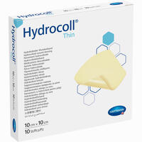 Hydrocoll Thin 10x10cm Hydrokolloidverband 10 Stück