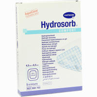 Hydrosorb Comfort 4. 5x6. 5cm Hydrogelverband 5 Stück