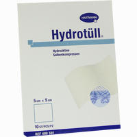 Hydrotüll Hydroaktive Salbenkompressen 5x5cm 10 Stück