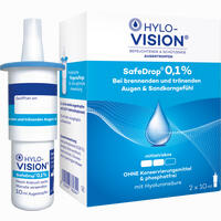 Hylo- Vision Safedrop 0.1% Augentropfen 2 x 10 ml