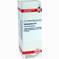 Hyoscyamus D6 Dilution 20 ml