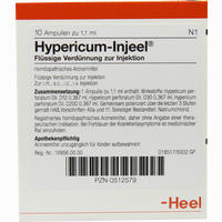 Hypericum Inj Ampullen 10 Stück