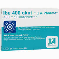 Ibu 400 Akut - 1a Pharma Filmtabletten 10 Stück
