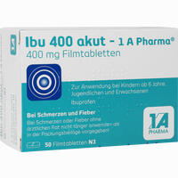 Ibu 400 Akut - 1a Pharma Filmtabletten 50 Stück