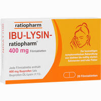 Ibu- Lysin- Ratiopharm 400 Mg Filmtabletten 20 Stück