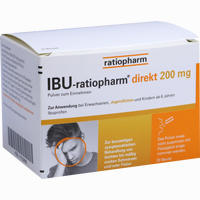 Ibu- Ratiopharm Direkt 200 Mg Pulver Zum Einnehmen 20 Stück