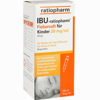 Ibu- Ratiopharm Saft 2% Fiebersaft für Kinder 100 ml