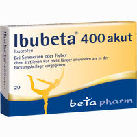 Ibubeta 400 Akut Filmtabletten 20 Stück