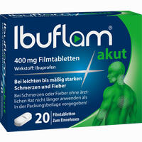 Ibuflam Akut 400 Mg Filmtabletten 20 Stück