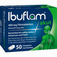 Ibuflam Akut 400mg Filmtabletten 50 Stück