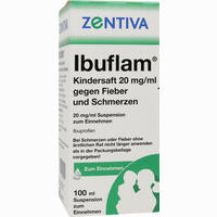 Ibuflam Kindersaft 2% gegen Fieber und Schmerzen Suspension 100 ml