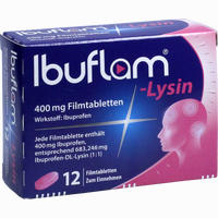 Ibuflam Lysin 400mg Filmtabletten 12 Stück