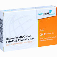 Ibuprofen 400 Akut Fair Med Filmtabletten 20 Stück