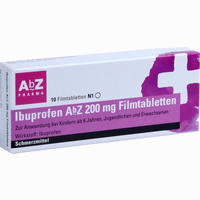 Ibuprofen Abz 200 Mg Filmtabletten 10 Stück