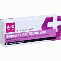 Ibuprofen Abz 400 Mg Akut Filmtabletten 10 Stück